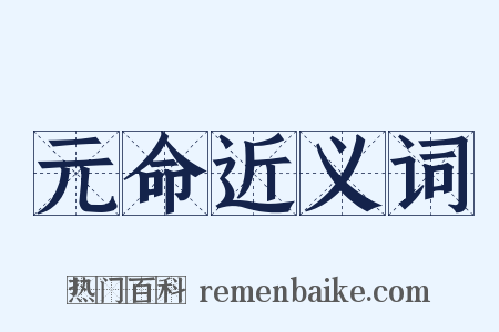 元命近义词是什么意思的图片